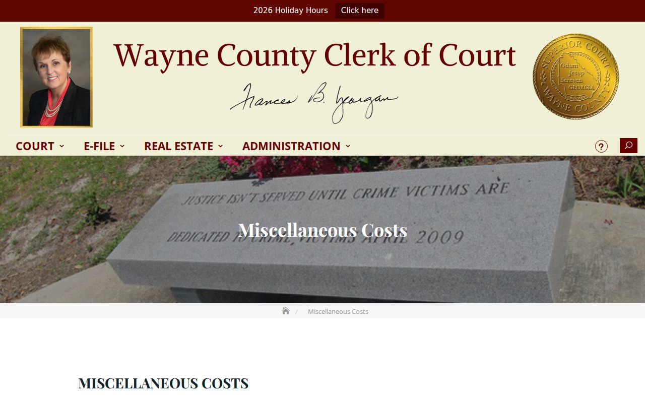 Wayne County civil court docket copy fees