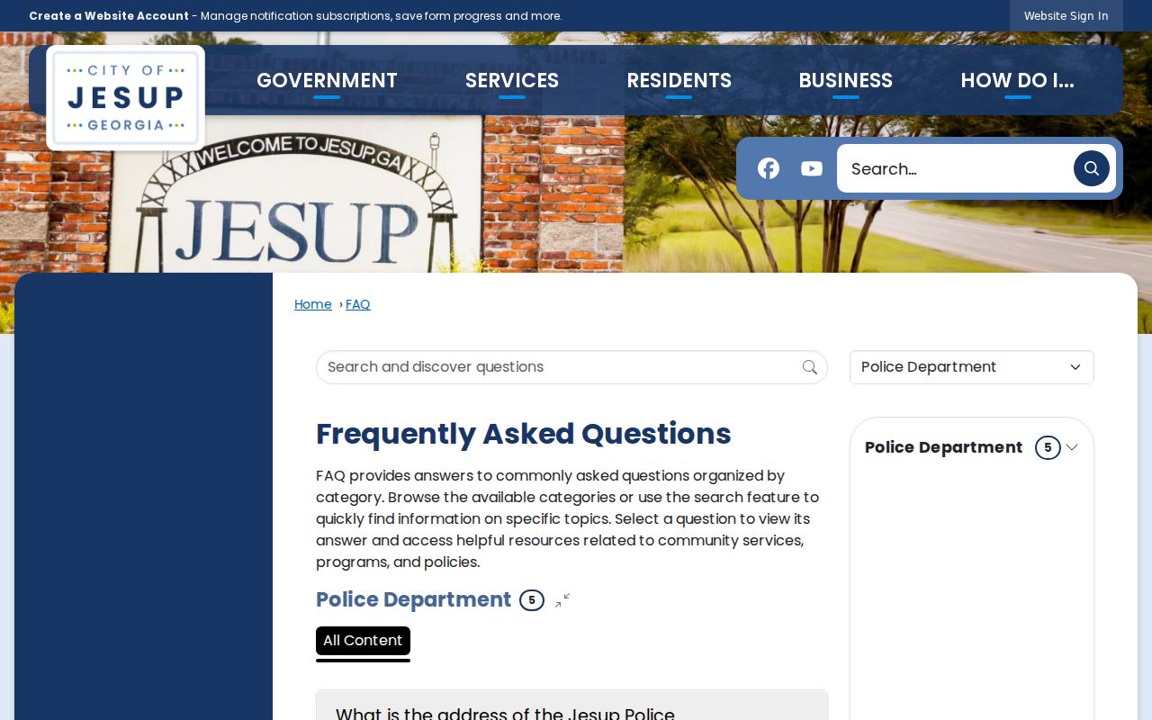 Wayne County traffic court records on Jesup court FAQ